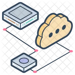 Cloud Networking  Icon