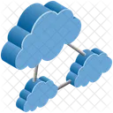 Networking Connection Clouds Icon