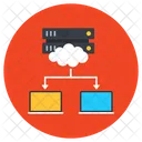 Cloud Networking Cloud Hosting Cloud Architecture Icon