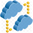 Networking Connection Clouds Icon