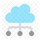 Cloud Netzwerk Computer Symbol