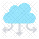 Cloud Speicher Netzwerk Symbol