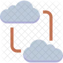 Cloud Netzwerk Cloud Sharing Cloud Computing Symbol