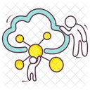 Cloud Computing Cloud Technologie Cloud Speicher Symbol