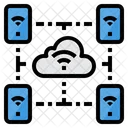 Cloud-Netzwerk  Symbol