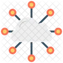 Cloud Netzwerk Cloud Computing Cloud Verbindung Icon