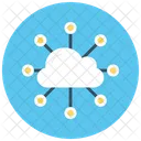 Cloud Netzwerk Cloud Computing Cloud Verbindung Icon