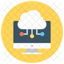 Cloud Netzwerk Cloud Sharing Cloud Computing Symbol