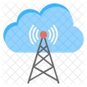 Cloud WLAN Turm Icon