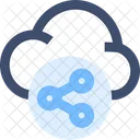 Cloud-Netzwerk  Symbol