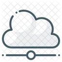 Wolke Wetter Datenbank Symbol