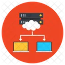 Cloud Networking Cloud Hosting Cloud Architektur Symbol