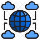 Cloud-Netzwerk  Symbol