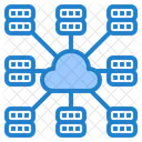 Netzwerk Server Cloud Symbol