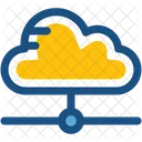 Cloud Netzwerk Teilen Symbol