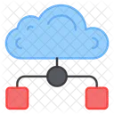 Cloud-Netzwerk  Icon