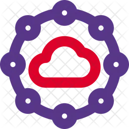 Cloud-Netzwerk  Symbol