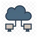 Cloud Netzwerk Verbindung Symbol