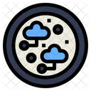 Cloud-Netzwerk  Symbol