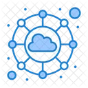 Cloud-Netzwerk  Symbol