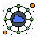 Cloud-Netzwerk  Symbol