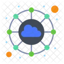 Cloud-Netzwerk  Symbol