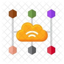 Cloud-Netzwerke  Symbol