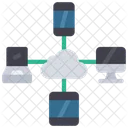 Cloud-Netzwerk  Symbol