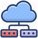 Cloud Netzwerkfreigabe Cloud Computing Cloud Hosting Icon