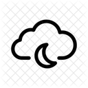 Cloud night  Icon