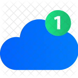 Cloud Notification  Icon