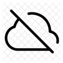 Cloud Off X Cloud Off Storage Icon