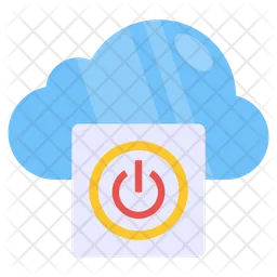 Cloud Off Button  Icon