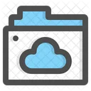 Cloud Ordner Online Ordner Cloud Computing Symbol