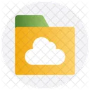 Ordner Cloud Freigabe Symbol