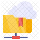 Cloud Ordner Cloud Binder Cloud Dokument Symbol