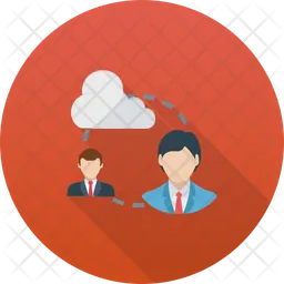 Cloud Outsource  Icon