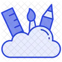 Cloud Painting Drawing Icon