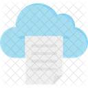 Cloud Paper Cloud Print Cloud Printing Icon