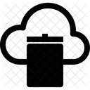 Cloud-Papierkorb  Symbol