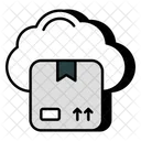 Cloud Parcel Cloud Package Cloud Box Icon