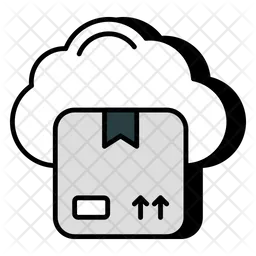 Cloud Parcel  Icon