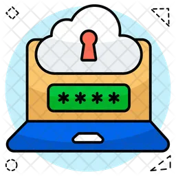 Cloud password  Icon