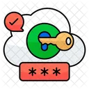 Cloud password  Icon