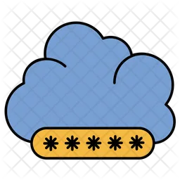 Cloud Password  Icon