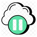 Cloud Pause  Icon