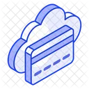 Cloud Payment Online Icon