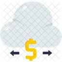 Cash Cloud Computing Dollar Icon