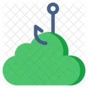 Cloud Phishing Cloud Spoofing Cloud Scam Icon