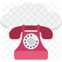 Cloud Phone Cloud Landline Call Us Icon